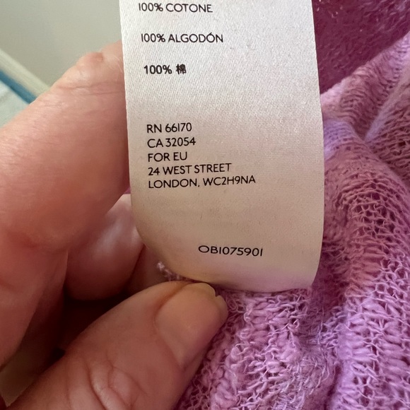 We The Free Ocean Air Hacci Sweater in Magenta Magic - Picture 8 of 11